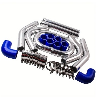 Kit Tubagens Intercooler 63mm Azul
