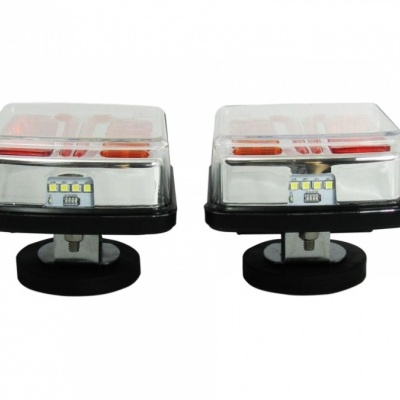 Kit de Farolins Traseiros Led Portáteis Wireless