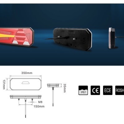 Par Farolins Traseiros Led 12\24V