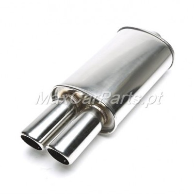 Panela de escape 2x76MM