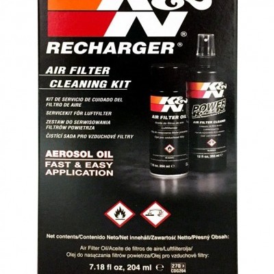 Kit de limpeza e lubrificação de filtros K&N