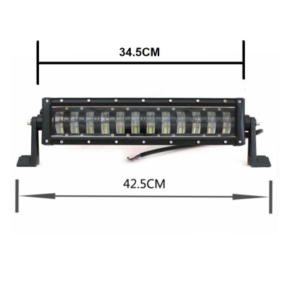 Barra de Leds 96W 9D Dupla Iluminação - Gama alta - CREE