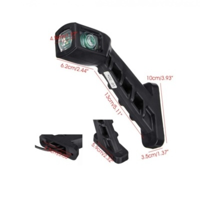 Par Marcador Led 12/24V Vermelho/Branco/ Laranja