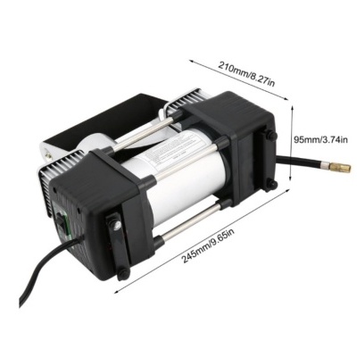 Compressor de Ar Duplo Cilindro 150PSI 50L