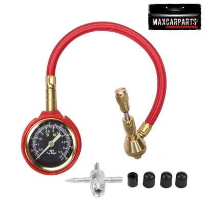 Manómetro Analógico de pneus com esvaziamento rápido