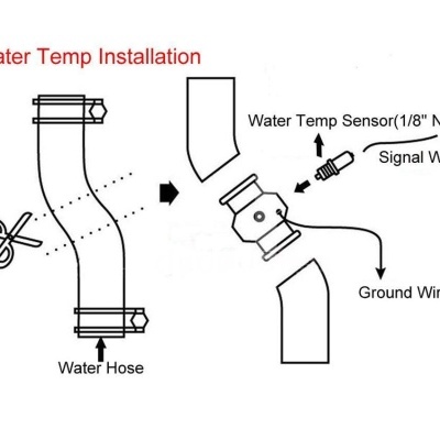 Adaptador Sensor Temperatura Água 38mm