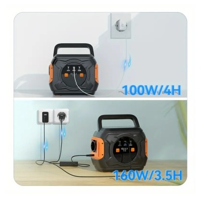 Kit Solar Painéis 100W + Estação de Energia 320/600W