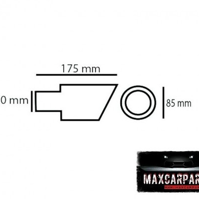 Ponteira de Escape Redonda (054)