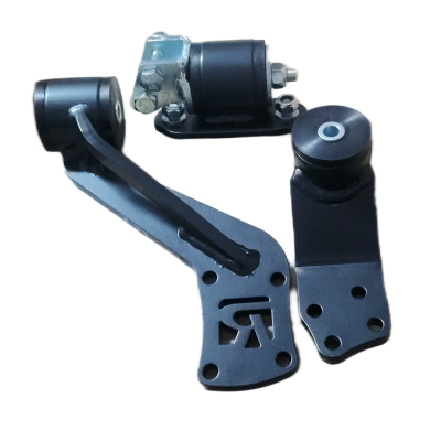 Kit de 3 Suportes Rebaixamento Eixo Dianteiro Suzuki Vitara