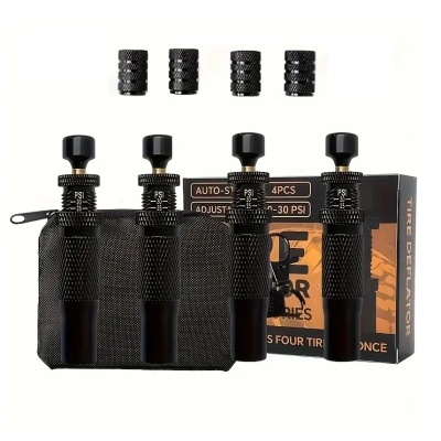 Kit 4 válvulas esvaziamento rápido pneus