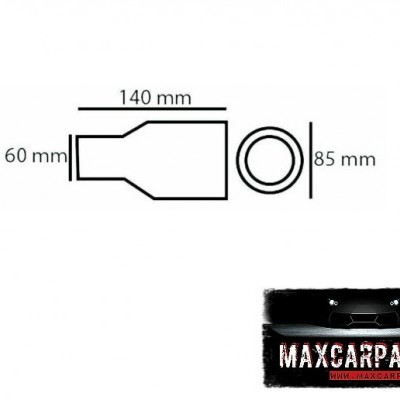 Ponteira de Escape Redonda (058)