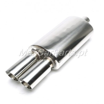 Panela de escape 2x76MM