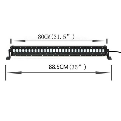 Barra de Leds 240W 9D Dupla Iluminação - Gama alta - CREE
