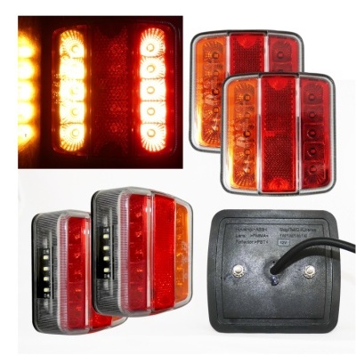 Par de Farolins Traseiros Led