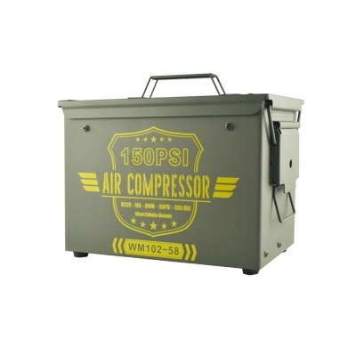 Compressor de Ar 150PSI 150LT Caixa Militar