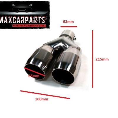 Ponteira de Escape Dupla Perfurada (328)