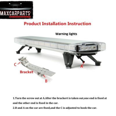 Ponte Led Beacon Light 98CM Laranja - Gama Média