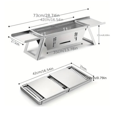 Churrasqueira Portátil Dobrável