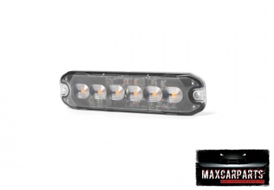 Strob Led F6 Laranja Slim 10W R65