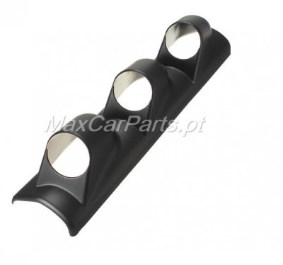 Suporte triplo universal de pilar Preto