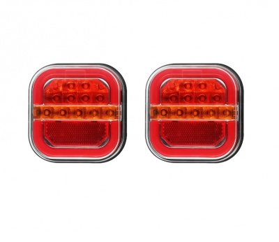 Par de Farolins Traseiros Led