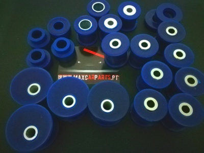 Kit Casquilhos Poliuretano Nissan Patrol GR Y60/61 2.8 (Descentrados)