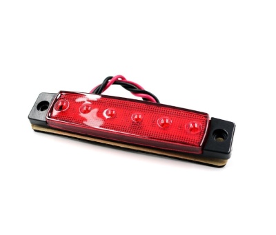 Marcador Led 24V Vermelho