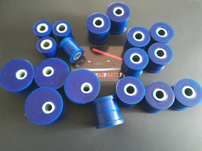 Kit Casquilhos Poliuretano Toyota Land Cruiser 80 (5/1990 - 3/1998) 105 (6/1989 - 2003) (Descentrados)