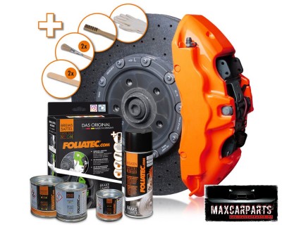 Kit Pintura de Travões Foliatec Laranja Neon