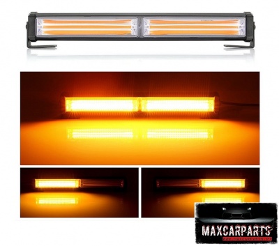 Barra de Leds Direcional 36W 30cm Laranja
