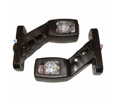 Par Marcador Led 12/24V Vermelho/Branco/ Laranja