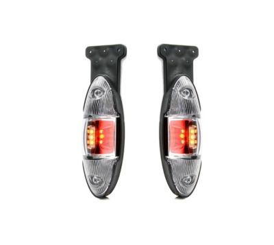 Marcador Led 12/24V Vermelho/Branco/ Laranja