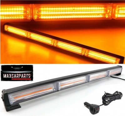 Barra de Leds Direcional 72W 59cm Laranja