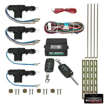 Fecho central de 4 portas Chave Retrátil