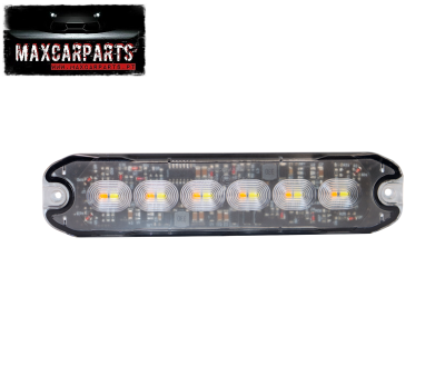 Strob Led F6 Laranja\Branco Slim 20W R65