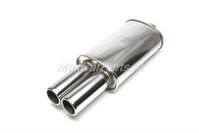 Panela de escape 2x76MM