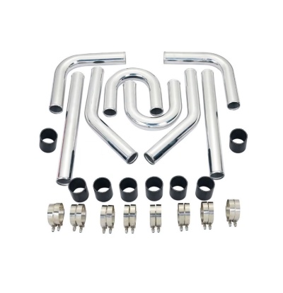 Kit Tubagens Intercooler 63mm Preto