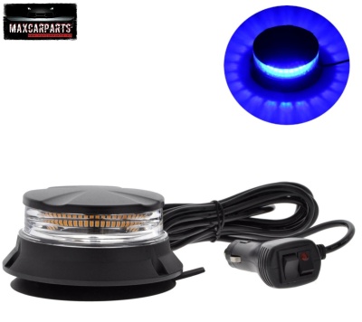 Pirilampo LED c/suporte Magnético Azul