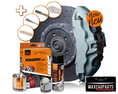 Kit Pintura de Travões Foliatec Cinza Marinho Metálico