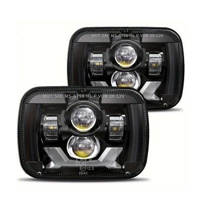 Par de Faróis LED 20x15CM - Homologados