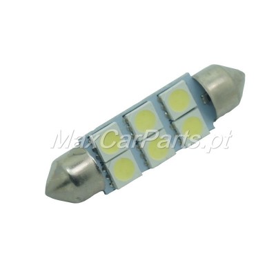 Lâmpada 41mm 6 Leds SMD