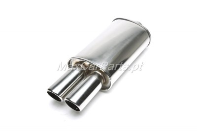 Panela de escape 2x76MM