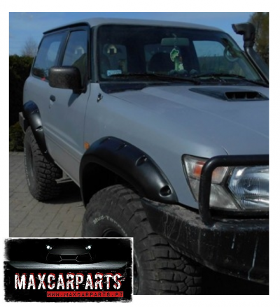Abas de Roda Plástico Nissan Patrol Y61 3Portas 97-05 12CM