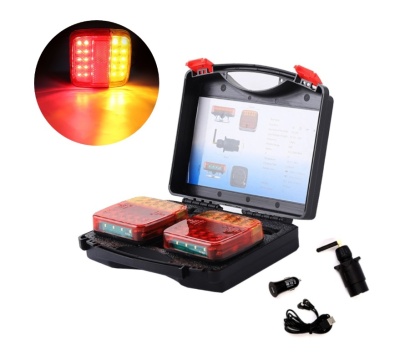 Kit de Farolins Traseiros Led Portáteis Wireless