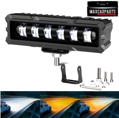 Farol Led Retangular 40W 7D Dupla Iluminação