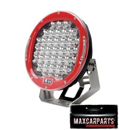 Farol Led 96W Redondo Vermelho XXL 9"