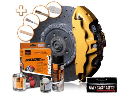 Kit Pintura de Travões Foliatec Ouro Metálico