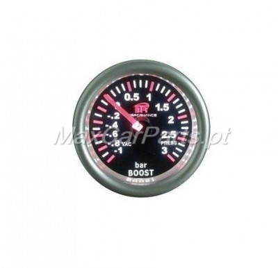 Manómetro Pressão Turbo 3bar Escurecido