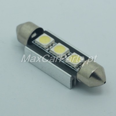 Lâmpada 41mm 3 Led SMD CANBUS