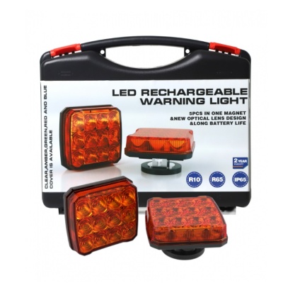 Kit de Strobs Led Laranja Portáteis